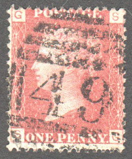 Great Britain Scott 33 Used Plate 146 - SG - Click Image to Close